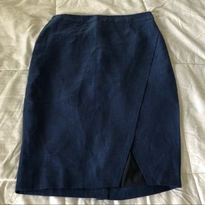 Pretty Blue Linen Limited Skirt
